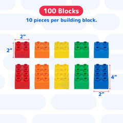 PREXTEX yellow square blocks for imaginative building and early learning.