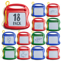 PREXTEX 18-pack magnetic drawing boards offer reusable fun for kids at parties.