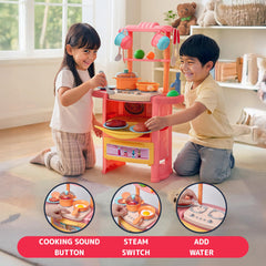 Prextex multi-color kitchen design sparks vibrant pretend play.