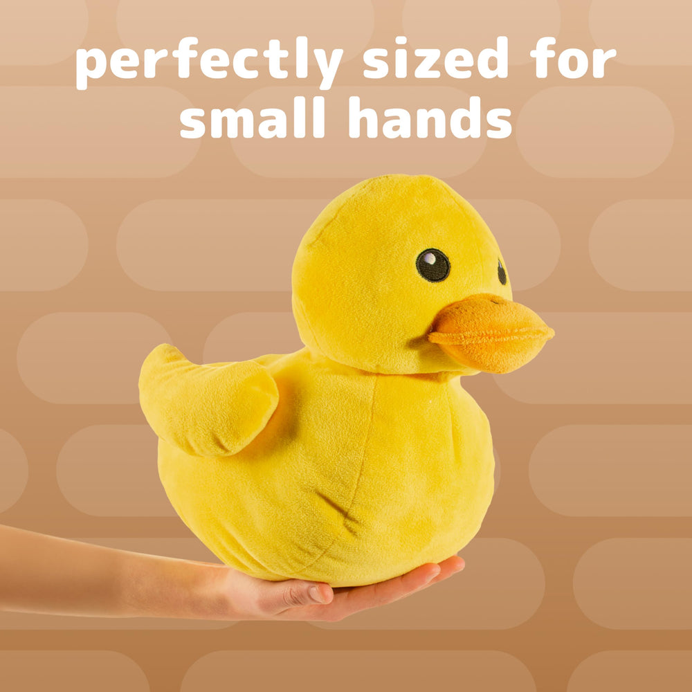 PREXTEX plush duck set for portable play and travel fun.