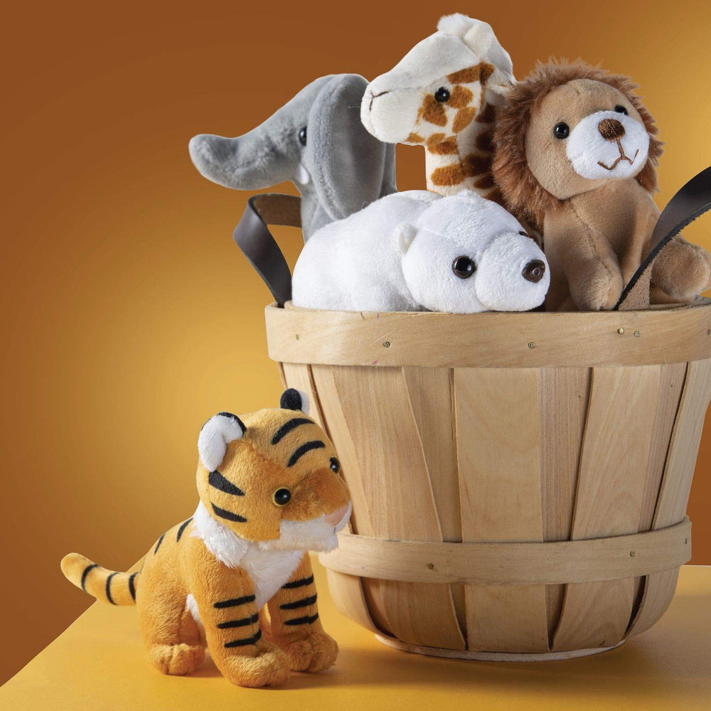 PREXTEX Safari Friends polar bear plush for cozy nighttime adventures