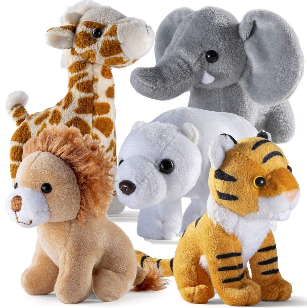 PREXTEX Safari Friends tiger plush for imaginative play and soft cuddles