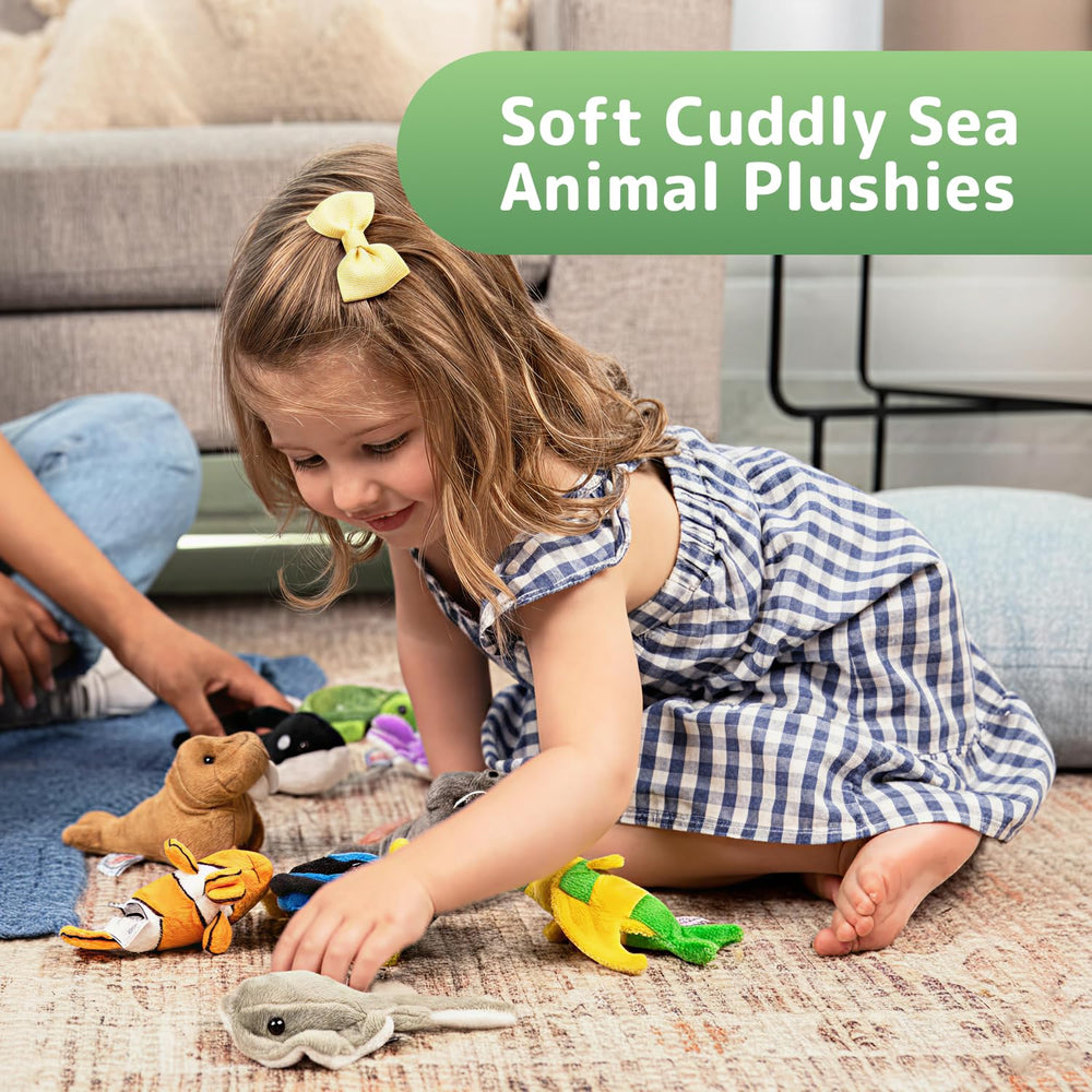 PREXTEX sea life stingray plush adds tactile charm to shelves