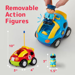 Realistic sirens and honking add excitement during playtime.