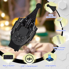 Preympia Spider Web Shooter in magnetic mode ready for launch