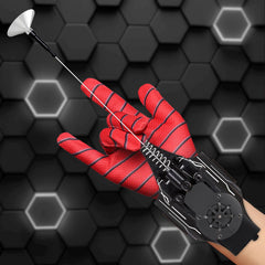 Preympia Spider Web Shooter on the wrist with adjustable strap for secure play