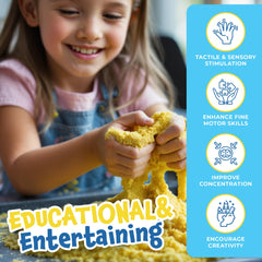 Prime Play Magic Sand supports solo and group play for shared creativity.