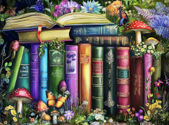 Prime Time Puzzles 1000-piece wildflowers and nature scene for calm, engaging puzzle sessions.