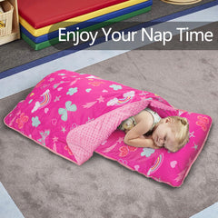 PRIMLECT nap mat detachable blanket allows easy washing without compromising warmth.