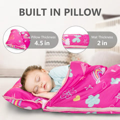 PRIMLECT nap mat with minky dot lining adds soft, cozy texture.