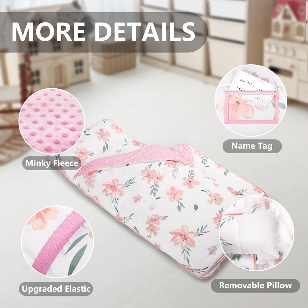 PRIMLECT nap mat featuring name tag for easy identification