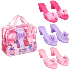 PRINCESS EXPRESSIONS pink bow shoe for pretend play and sparkle