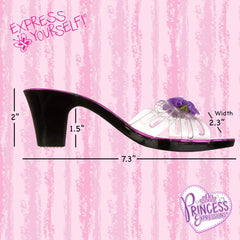 Princess Expressions portable carrying bag keeps dress-up shoes organized on the go.
