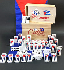PRK 14 Cuban Dominoes packaging lid highlights Cuban motif for gift-worthy appeal