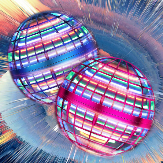 PRO STASH Flying Orb Ball 2025 blue-pink hover action for smooth indoor fun