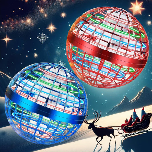PRO STASH flying orb ball with LED lights for night play.