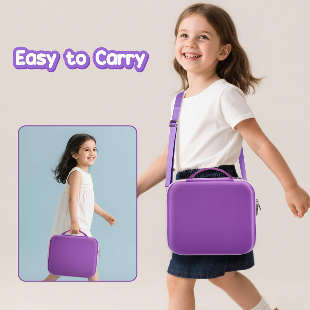ProCase case open with contents organized for books and accessories