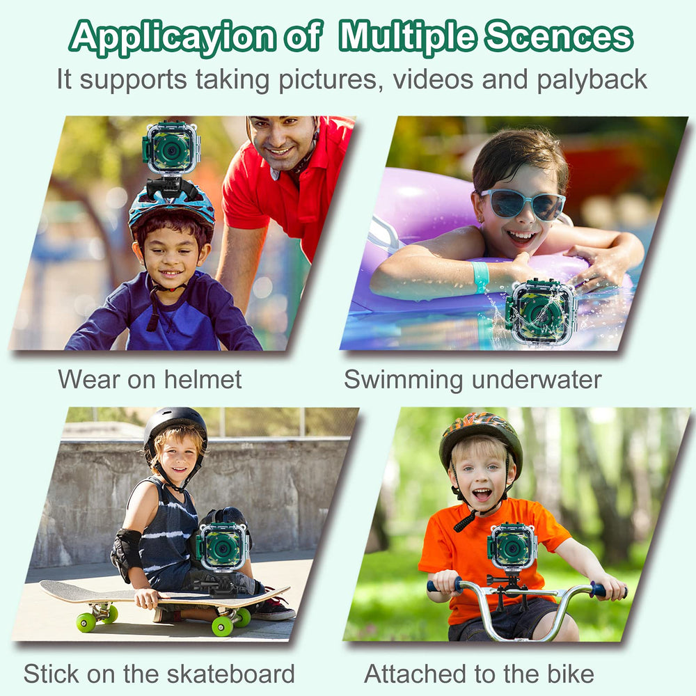 PROGRACE kids camera 1080p video for crisp outdoor memories