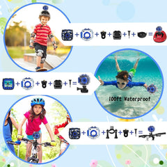 Prograce camera 4x digital zoom helps kids frame moments up close