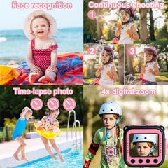 PROGRACE Kids Camera takes sharp 5MP photos on the go.