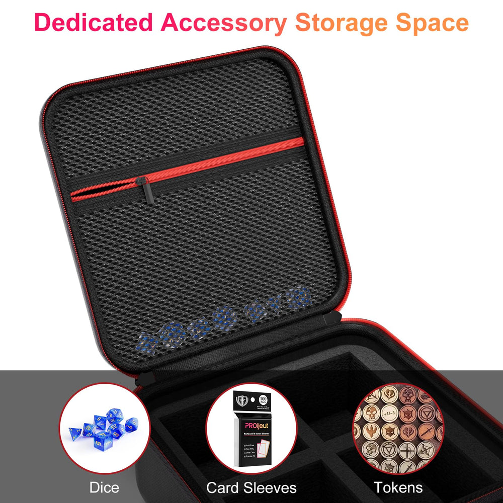 Proijeut durable storage protects cards from scratches during travel.