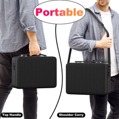 Proijeut packaging includes six boxes, a portable case, dividers, and a strap.