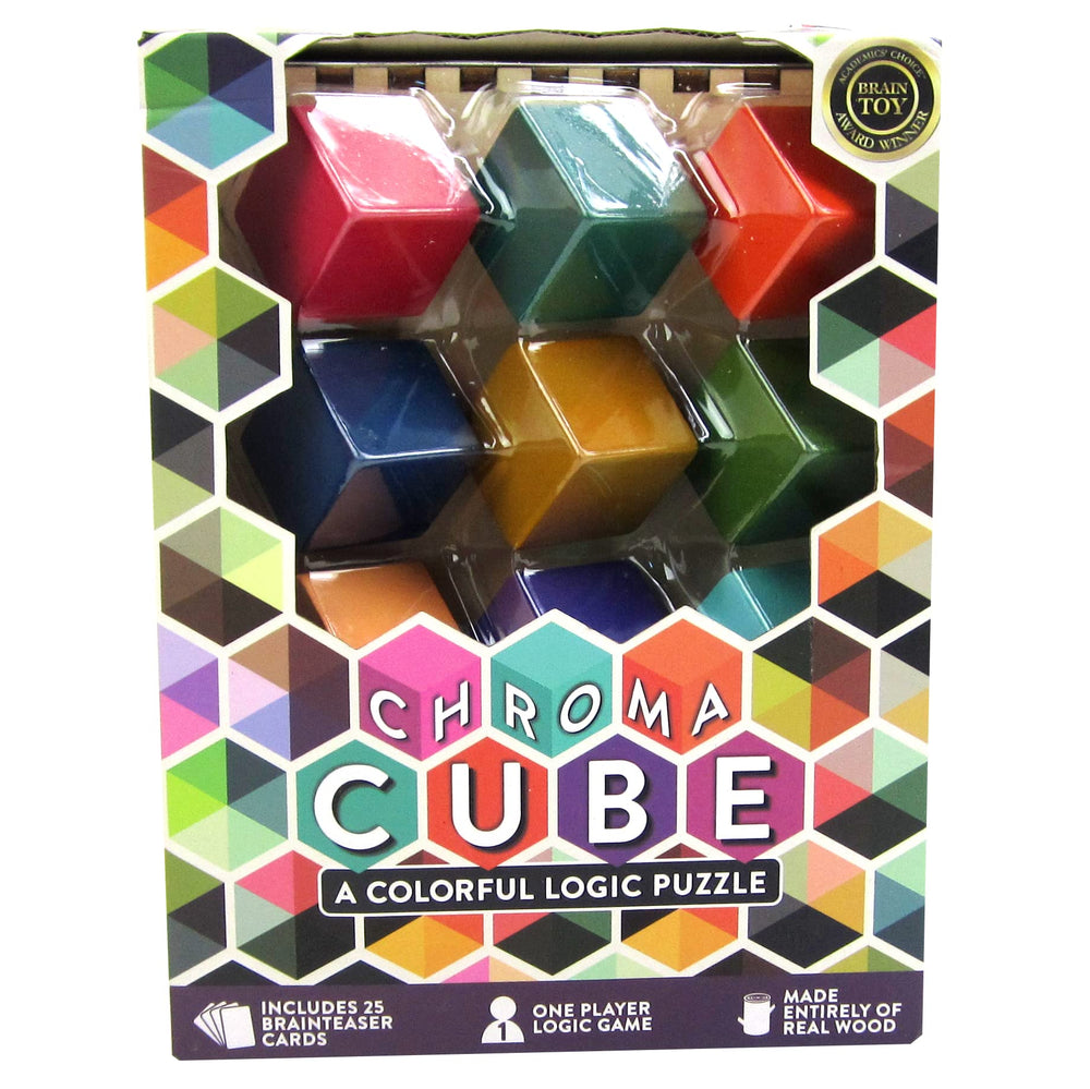 Project Genius Chroma Cube evolves in difficulty with each card.