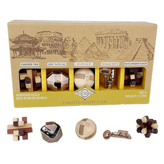 Project Genius True Genius Curated Collection box front with antique finish for display and gifting