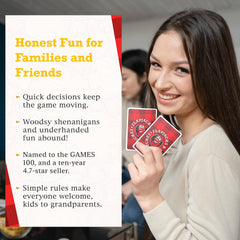 Family-friendly setup supports easy, social game nights at home or camping trips