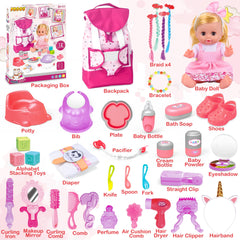 PROOU 14-inch baby doll ready for cuddles and caregiving scenarios