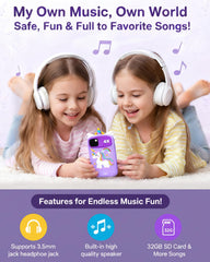 Psalms & Pals MP3 player with 32GB card for music.