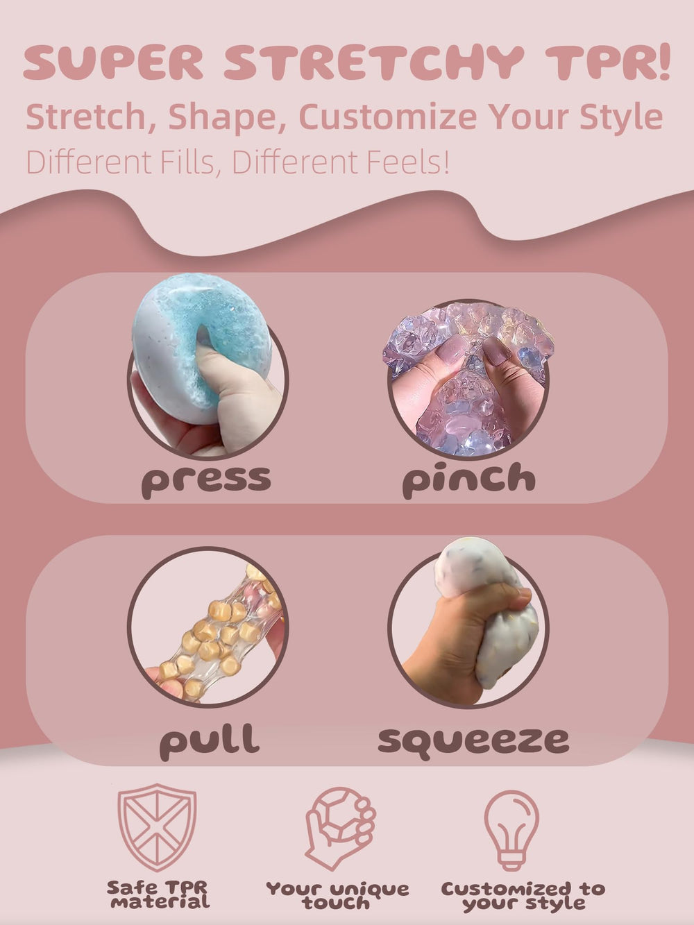 Psykade handmade stress ball pack featuring thoughtful packaging for gifting.