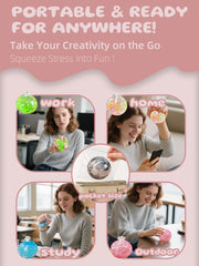 Psykade stress ball assembly demonstrates a clean fill-and-seal process.