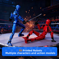 Pthjswj Dummy13 3D printed PVC material with durability and bright colors