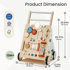 PTINFLUCE large back storage area enables independent play and easy toy transport