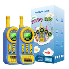 Ptnerbeh kids walkie talkies with backlit LCD for clear night communications.