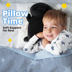 Puffpals weighted cat soft fur texture enhances touch comfort