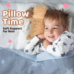 Puffpals weighted plush in living room, ideal for relaxation breaks.