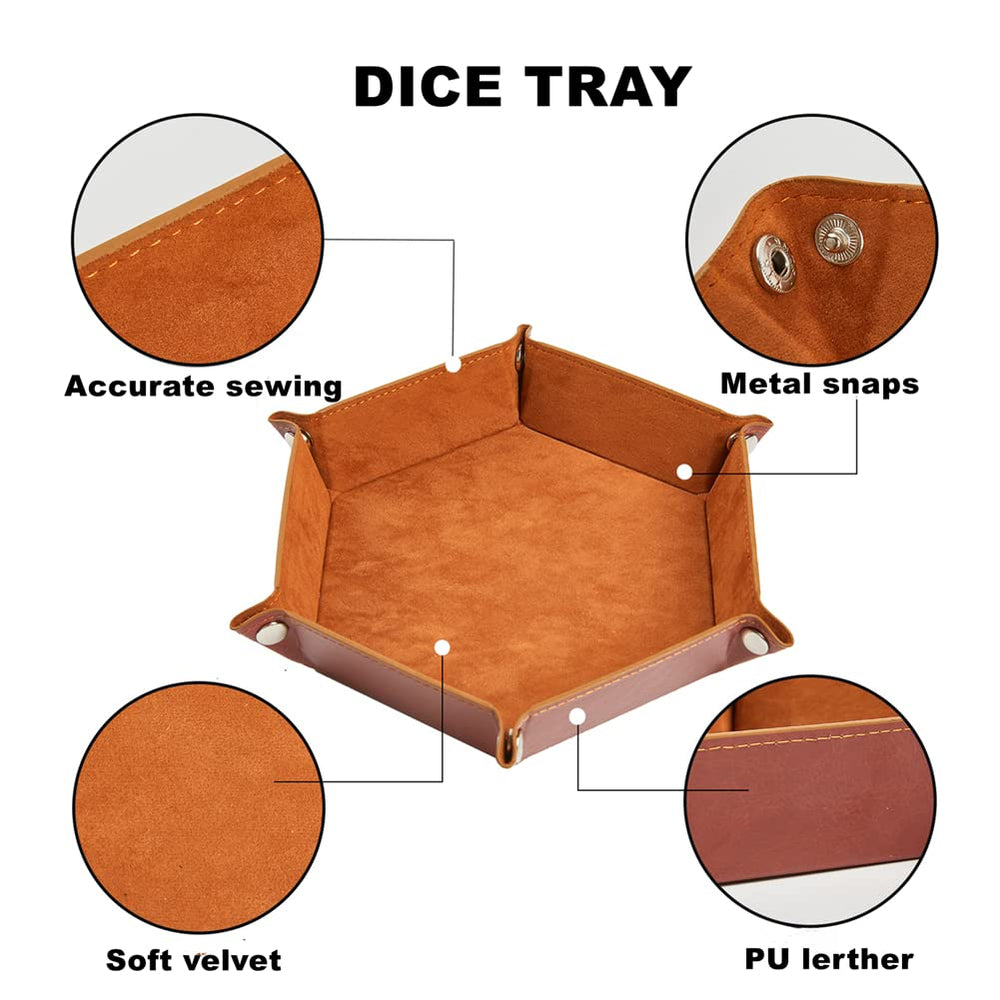 PUGED DND acrylic dice gleam with clarity for quick reads.