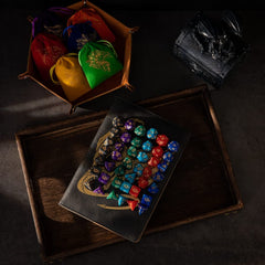 PUGED DND dice pouches offer compact storage and easy transport.