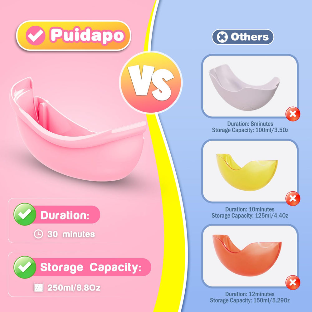 Puidapo adhesive hooks secure the bubble toy to smooth bath surfaces