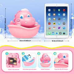 Puidapo kids enjoy glowing bath time with bubbles