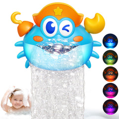 Puidapo light-up bath bubble machine with LED bubbles for engaging bath time