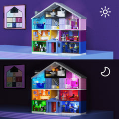 PUIOSYMG Star House packaging and instructions, ideal gift presentation for fans and kids.