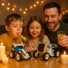 PUKUPIG 10-in-1 motorized building toys crane model supports problem-solving during assembly
