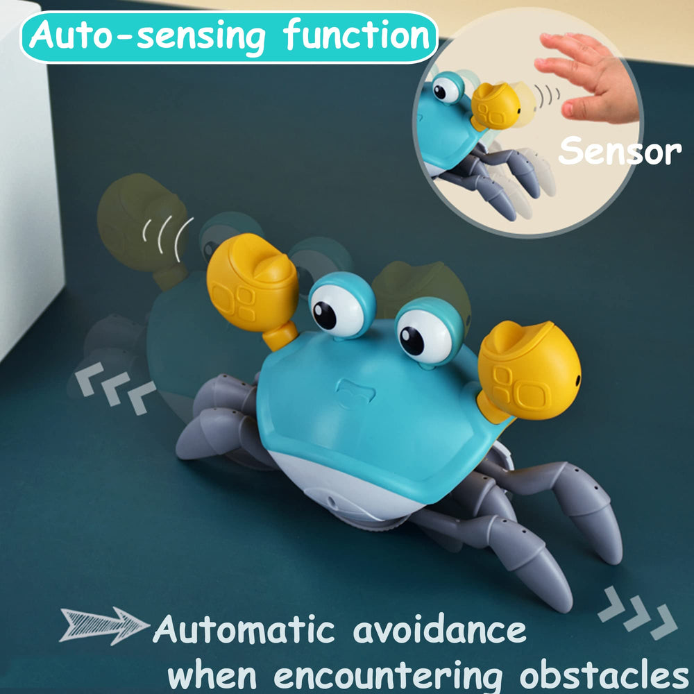 PULASIDO crawling crab toy side view sparks active crawling curiosity