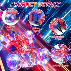 Punieayi gesture RC car with headlights for clear play in dim spaces.