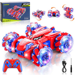 Punieayi Spider RC Car with headlight for dramatic night driving and stunts