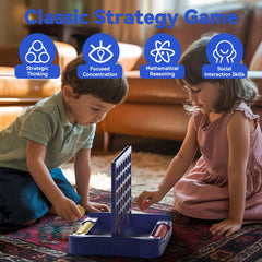 Two players compete on Pup Go 4 in a Row for engaging connection