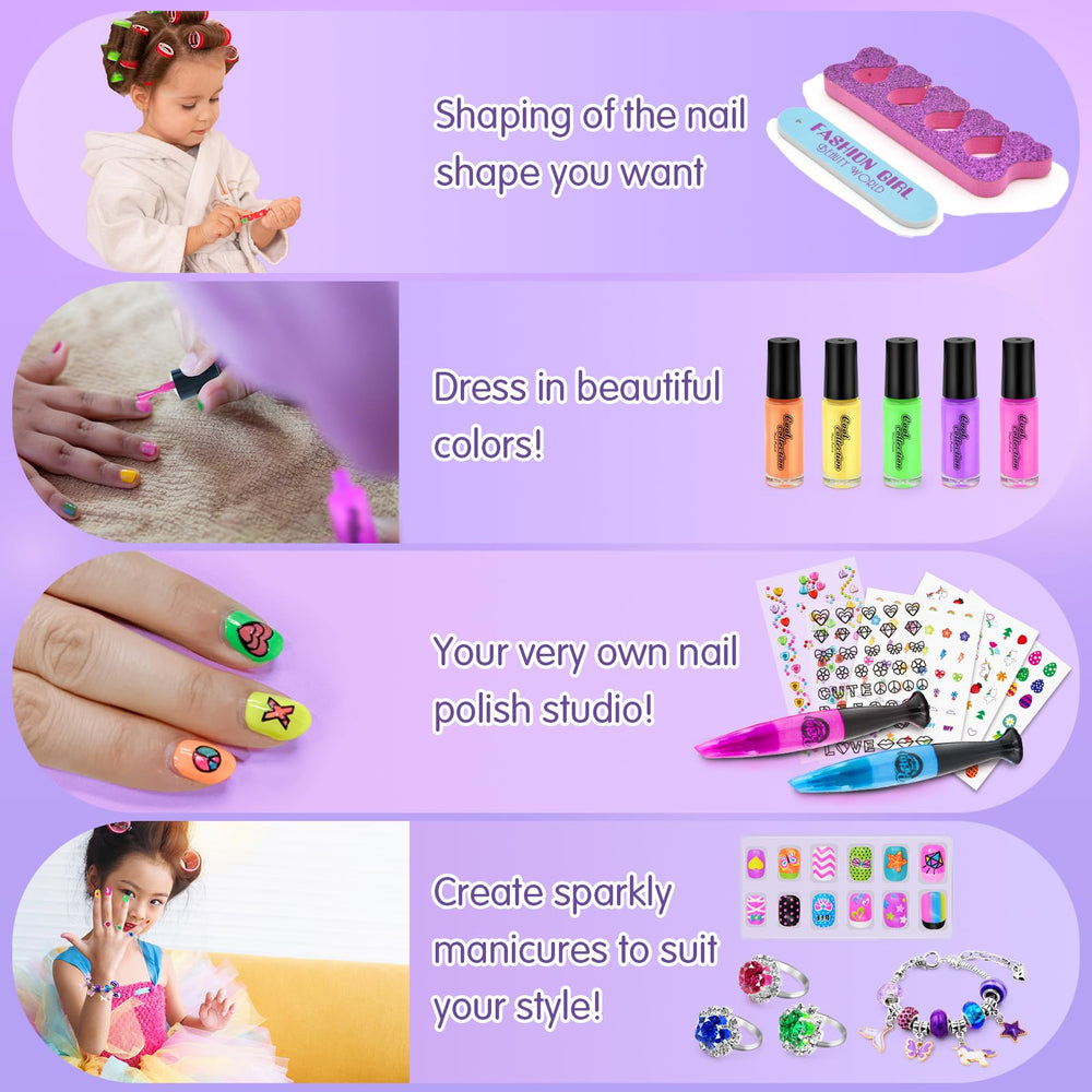 PUPPSITTY press-on-nails-display facilitates quick, fun looks for imaginative play.
